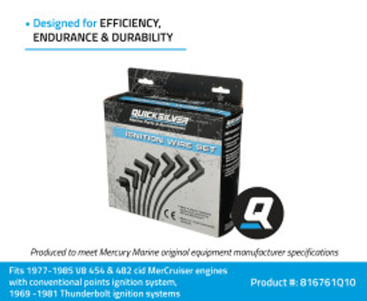 OEM Quicksilver/Mercury Spark Plug Wires  84-816761Q10