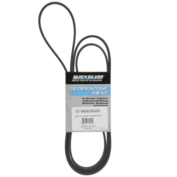 OEM Quicksilver Mercrusier Mercury Serpentine Belt  57-865635-002  57-865635Q02