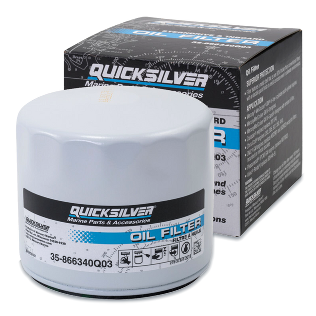 OEM Oil Filter - MerCruiser Stern Drive and Inboard Engines 35-866340Q03 OEM Oil Filter - MerCruiser Stern Drive and Inboard Engines 35-866340Q03