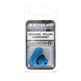 OEM MerCruiser Blue Plastic Drain Kit 22-806608Q01