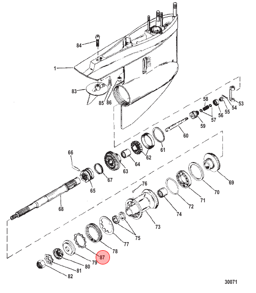 OEM MerCruiser Prop Continuity Washer Toothed Lock 13-423511