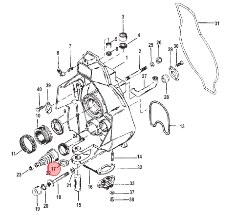 OEM MerCruiser Lower Swivel Pin Washer 12-32518