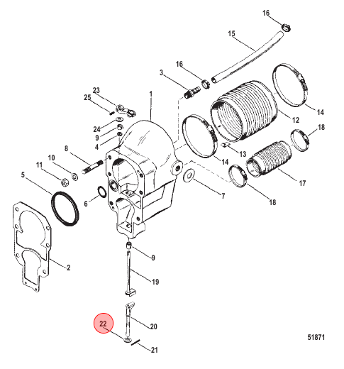 OEM MerCruiser Washer 12-32666