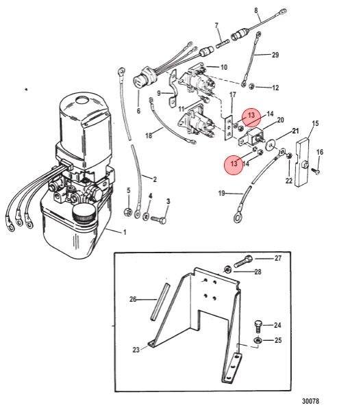 OEM MerCruiser Lockwasher  13-26992