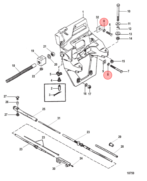 OEM MerCruiser Lockwasher  13-32993