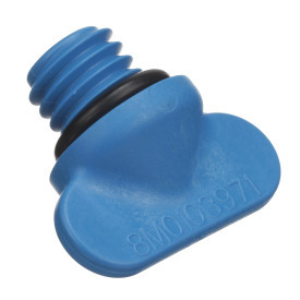 OEM MerCruiser Drain Plug Blue Plastic 22-8M0119211