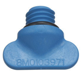 OEM MerCruiser Drain Plug Blue Plastic 22-8M0119211