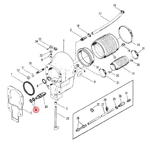 OEM MerCruiser O Ring 25-48171