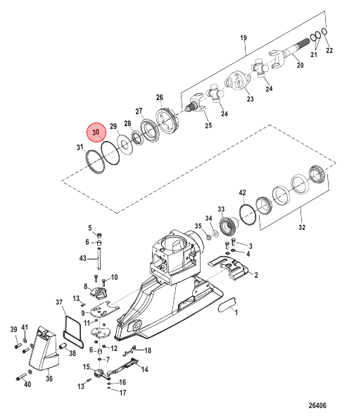 OEM MerCruiser O-Ring Input Retainer Upper Gearcase 25-861844 8M0214974 OEM MerCruiser O-Ring Input Retainer Upper Gearcase 25-861844 8M0214974