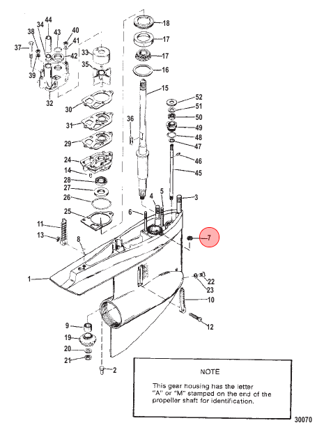OEM MerCruiser Gear Housing Seal 26-45577 1 26-8M0204680 OEM MerCruiser Gear Housing Seal 26-45577 1 26-8M0204680