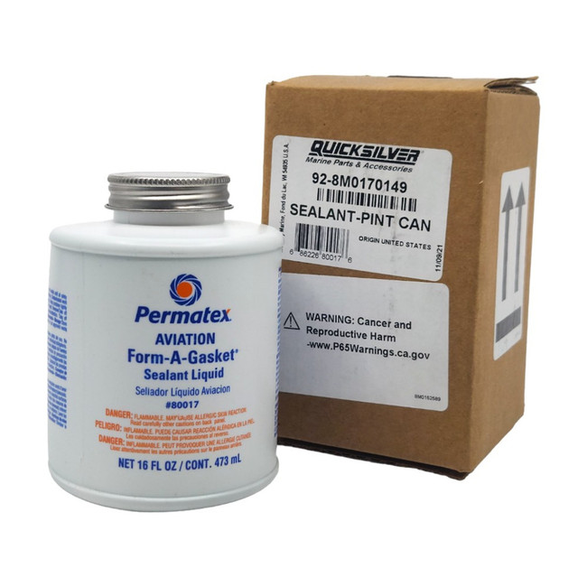 Quicksilver PERMATEX AVIATION FORM-A-GASKET  "Replaces Perfect Seal" 34227Q02 92-34227Q02 8M0170149