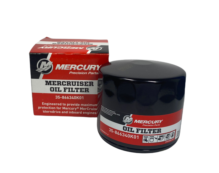 OEM Mercury Marine MerCruiser Oil Filter V6 V8 35-866340K01 OEM Mercury Marine MerCruiser Oil Filter V6 V8 35-866340K01