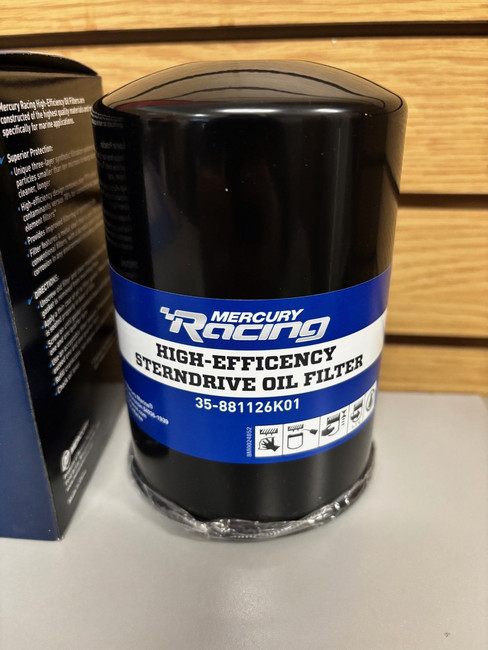 OEM Mercury Marine MerCruiser Racing Oil Filter High Efficiency V8 35-881126K01 OEM Mercury Marine MerCruiser Racing Oil Filter High Efficiency V8 35-881126K01