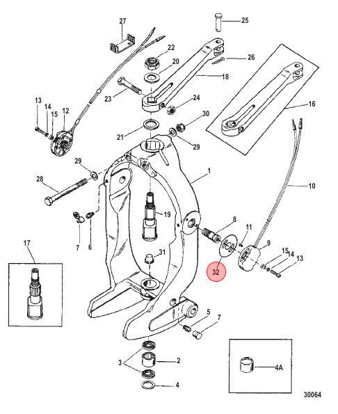 OEM Quicksilver/Mercury Insulator  85-63990