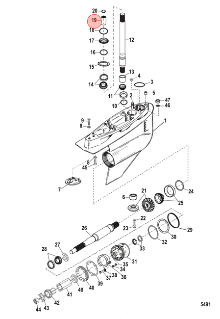 OEM Quicksilver/Mercury Coupling Kit  88243A3