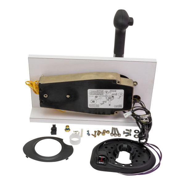 OEM Mercury MPC 4000 Finger Release Remote Control - Chrome (Sterndrive - Power Trim) 8M0030551