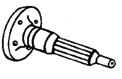 OEM Quicksilver/Mercury Shaft Assembly- Output 93906A 2 OEM Quicksilver/Mercury Shaft Assembly- Output 93906A 2