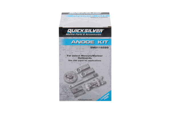 OEM Quicksilver/Mercury Anode Kit- L6 Verado 350HP- Aluminum 97
