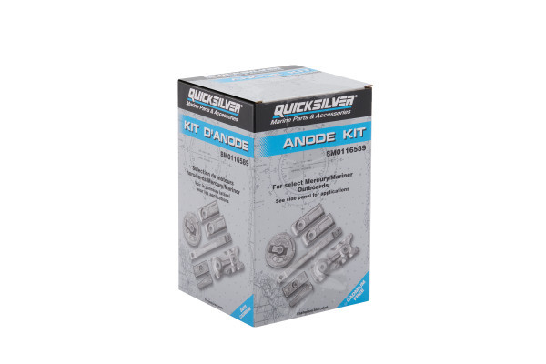 OEM Quicksilver/Mercury Anode Kit - L6 Verado 350HP - Aluminum 97-8M0116589 OEM Quicksilver/Mercury Anode Kit - L6 Verado 350HP - Aluminum 97-8M0116589