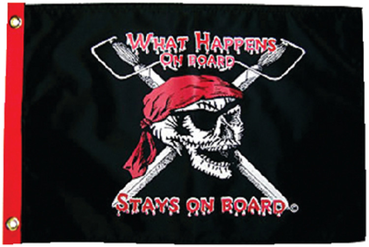 Taylor Flag What Happens 12X18 1802 Taylor Flag What Happens 12X18 1802