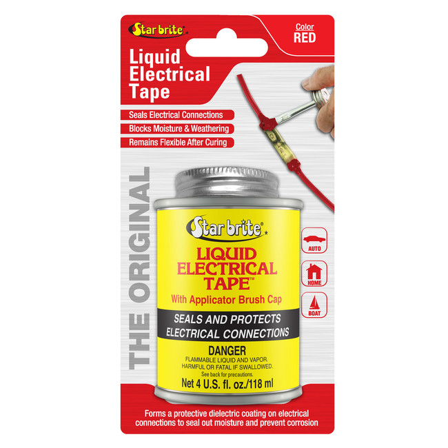 Starbrite Liquid Electric Tape Red 4 Oz 84105 Starbrite Liquid Electric Tape Red 4 Oz 84105