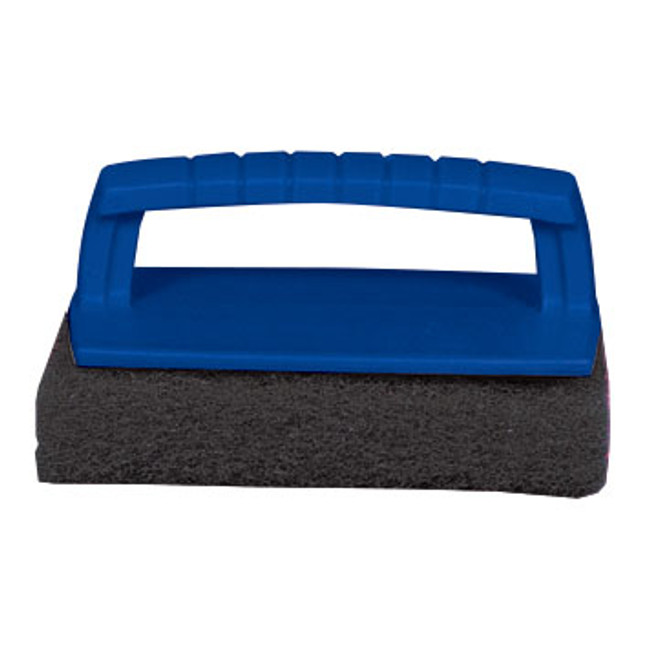 Starbrite Scrub Pad with Handle Coarse Black 40131 Starbrite Scrub Pad with Handle Coarse Black 40131
