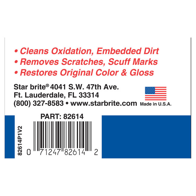 Starbrite Paste Rubber Comp/Med Oxi 14 Oz 82614 Starbrite Paste Rubber Comp/Med Oxi 14 Oz 82614