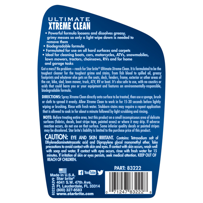 Starbrite Xtreme Clean 22Oz 83222