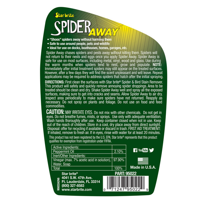 Starbrite Spider Away 22 Oz. 095022P Starbrite Spider Away 22 Oz. 095022P
