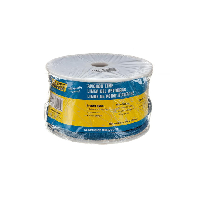 Seachoice Anchor Line Blue Braided 3/8" x 100' 42161