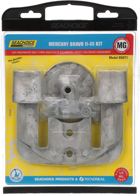 Seachoice Anode Kit Mercruiser Bravo2 II (1989-Present) 3 III (1989-2003) Magnesium Fresh Water only 95071 Seachoice Anode Kit Mercruiser Bravo2 II (1989-Present) 3 III (1989-2003) Magnesium Fresh Water only 95071
