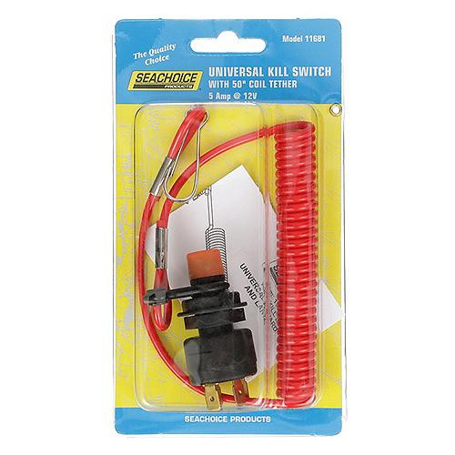 Seachoice Boat Universal Kill Switch Kit W/Tether 11681
