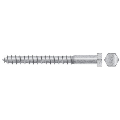 Seachoice 3/8 x 3 Lag Screw Stl H.D.G. 25/Bg Sc2657