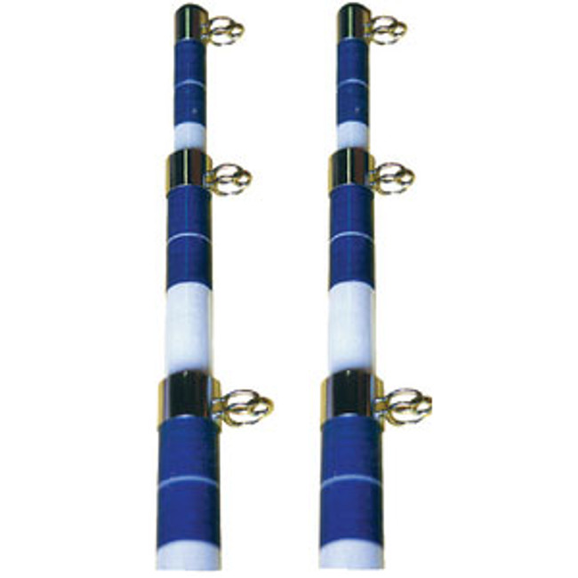 Seachoice Marine Boat Fiberglass Telescoping Outrigger Pole 15' White and Blue 88201 Seachoice Marine Boat Fiberglass Telescoping Outrigger Pole 15' White and Blue 88201