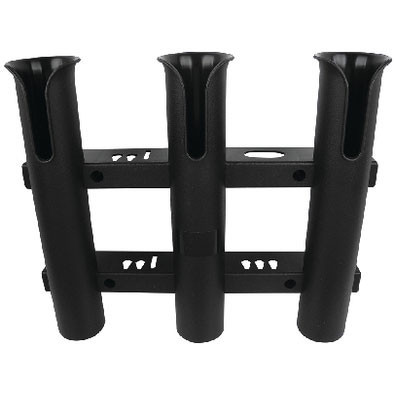 Seachoice Rod Rack-Holds Three-Black 89451 Seachoice Rod Rack-Holds Three-Black 89451