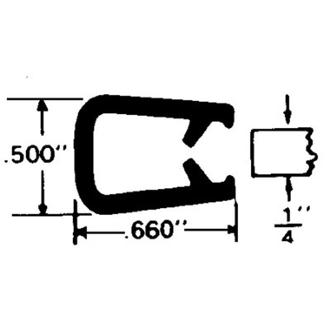 Seachoice Q-Trim -Black-125' 39111 Seachoice Q-Trim -Black-125' 39111