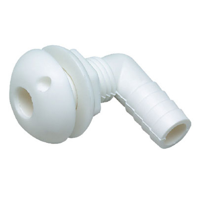 Seachoice Thru-Hull Conn-White Plas-3/4 x 18061 Seachoice Thru-Hull Conn-White Plas-3/4 x 18061