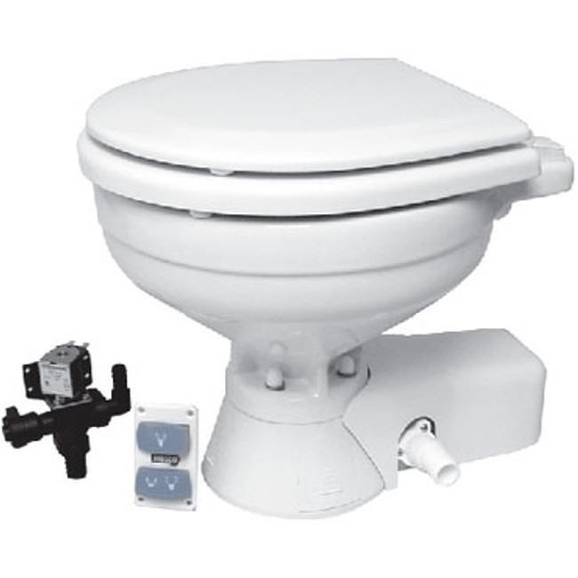 Jabsco Quiet Flush Toilet with Pump 12V 372450092 Jabsco Quiet Flush Toilet with Pump 12V 372450092