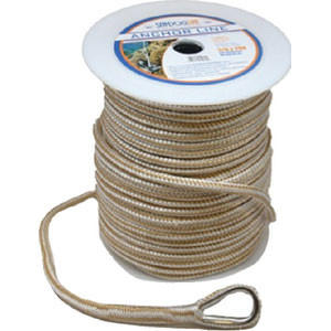 Sea-Dog Line Double Braided Nylon Al 1/2X300 G/W 302112300G/W-1