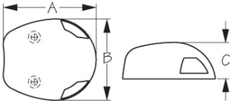 Sea-Dog Line LED Combination Bow Light (Black) 400058-1
