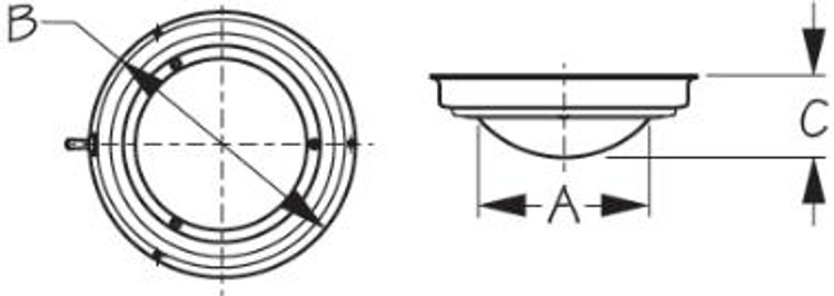 Sea-Dog Line LED Day/Night Dome Light 400353-1 Sea-Dog Line LED Day/Night Dome Light 400353-1