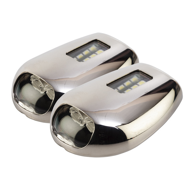 Sea-Dog Line Stainless Steel LED Cree Docking Lights Pair 405951-1