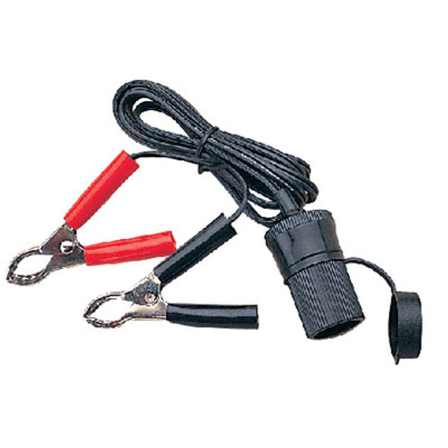 Sea-Dog Line Power Socket With Battery Clip 426450-1 Sea-Dog Line Power Socket With Battery Clip 426450-1