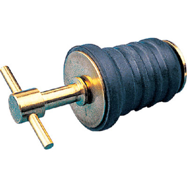 Sea-Dog Line Brass T-Handle Drain Plug1-1/4 520082-1
