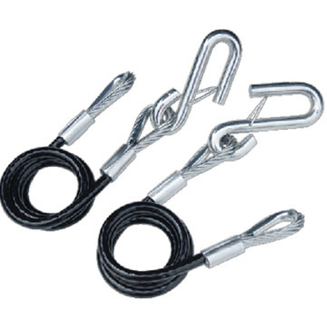 Tiedown Engineering Hitch Cable Class 2 Black 2/Cd 59537 Tiedown Engineering Hitch Cable Class 2 Black 2/Cd 59537