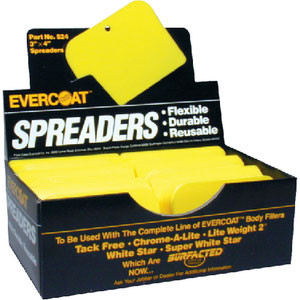 Evercoat 3 x 4 Spreaders - Bulk 72/Bx 100524 Evercoat 3 x 4 Spreaders - Bulk 72/Bx 100524