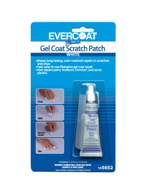 Evercoat Marine Gel Coat Scratch Patch White 0.5oz 105652 Evercoat Marine Gel Coat Scratch Patch White 0.5oz 105652