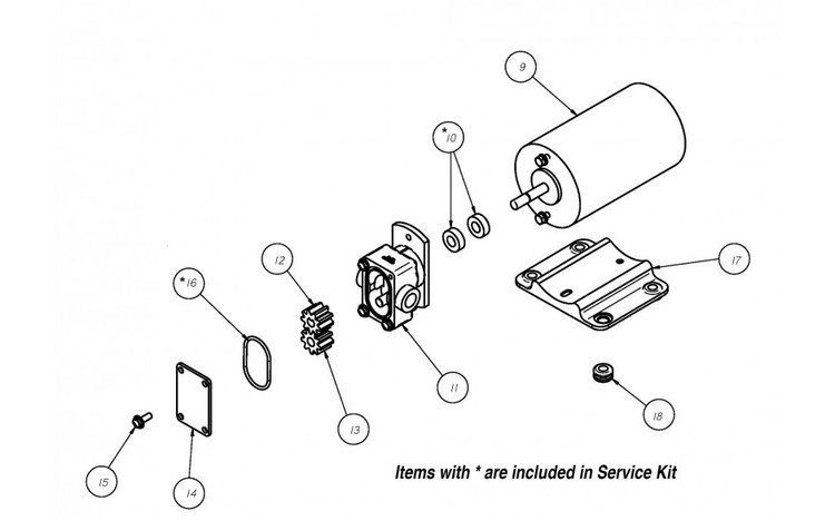 Groco Gear Pump 12V Gpb-1 12V