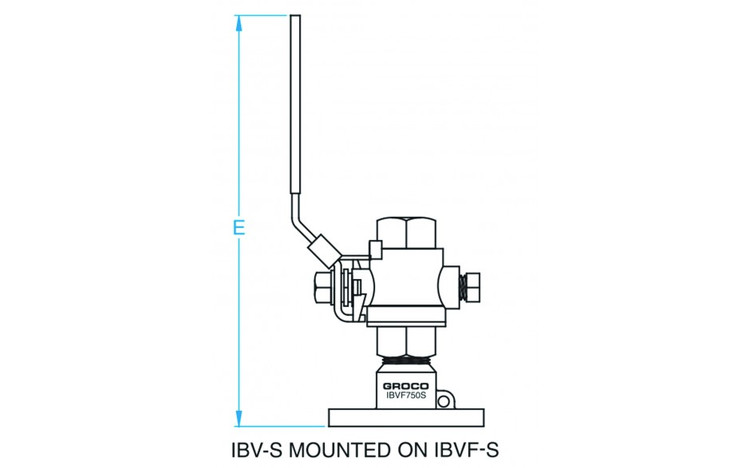 GROCO 1-1/4" NPT Stainless Steel In-Line Ball Valve IBV-1250-S GROCO 1-1/4" NPT Stainless Steel In-Line Ball Valve IBV-1250-S