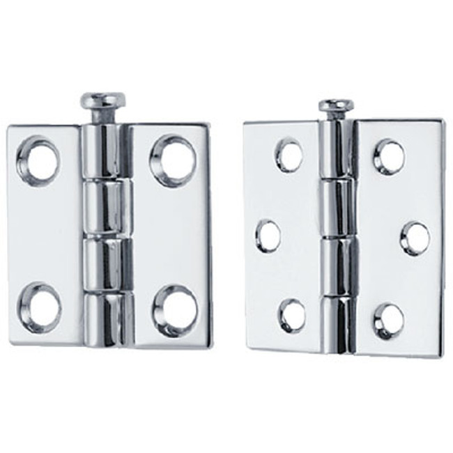 Perko 2-1/2X2-1/2 Rem Pin Hinge(1Pr 1293Dp6Chr Perko 2-1/2X2-1/2 Rem Pin Hinge(1Pr 1293Dp6Chr